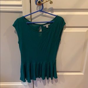 Green short sleeve top from American Eagle